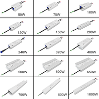 Driver LED étanche à large plage de tension 30-1600W, boîtier en aluminium IP54, service de conception personnalisable d'éclairage et de circuits