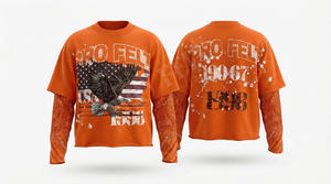 Fabricante de Ropa Personalizada Pro Felt, Camiseta de Manga Corta para Hombre, Estilo Urbano, Ligera, Transpirable, Servicio OEM, Color Personalizado - Product Image 4