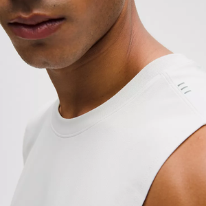 Casual Quick Dry Moisture Wicking Fitness Stringer Tank Top Men's Gym Workout <b>Singlet</b> Breathable <b>Running</b> Rayon/Spandex Crew Neck - Product Image 6