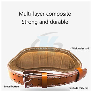 Ceinture de musculation de haute qualité, très vendue, avec logo personnalisé, tissu doux et respirant, pour hommes et femmes. - Product Image 3