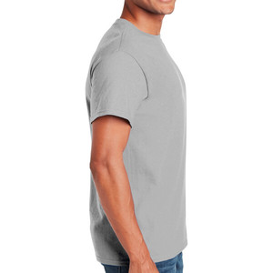 Color Ice <b>Grey</b> Hot Seller High Quality 100% Cotton O-Neck <b>T</b>-<b>Shirt</b> Knitted Men's Oversized Solid Customizable - Product Image 6