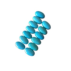 <span class=keywords><strong>Gemas</strong></span> ovaladas para mujer, cabuchones ovalados de color turquesa, de 5x7mm, para dormir - Product Image 3