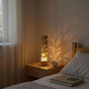Lámparas de bambú - Lámparas de dormitorio - Lámparas de escritorio - Iluminación ambiental/Japonesas/Hechas a mano y naturales - Product Image 2