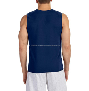 Camisetas sin Mangas para Hombre al por Mayor en China, Producción en Masa, Impresión Personalizada, Servicio OEM, Camisetas sin Mangas - Product Image 3