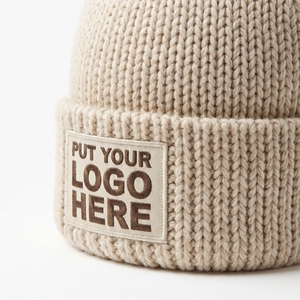 Gorro de Invierno Unisex de Lana Merino, Tejido Acanalado, Ajustable, con Puño Reforzado, Diseño Sólido, para Esquí y Uso Diario Informal - Product Image 3