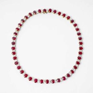 Collar de Tenis de Lujo en Oro Blanco de 14K con Diamantes Cultivados en Laboratorio, Certificación IGI, Claridad VVS/VS+, Joyería Fina - Product Image 1