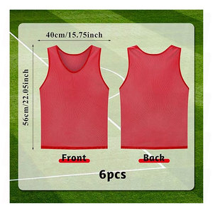 Maillot d'entraînement léger et respirant pour le football et les sports d'équipe – Gilet d'entraînement pour le football - Product Image 2