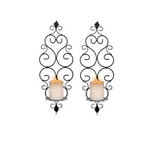 Candelabro de pared de latón macizo dorado de alta calidad, diseño floral, decorativo para la sala de estar del hogar. - Product Image 3