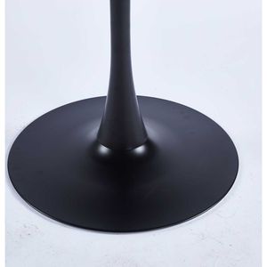 Table à manger spéciale en MDF noir, bureau de direction pour cuisine, élégant et stylé - Product Image 4