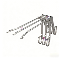 Kit chirurgical orthopédique réutilisable pour arthroscopie, instruments MEDICAB certifiés MOL, comprenant un arthroscope en acier et des perforateurs à pansements osseux