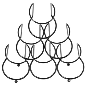 Support mural décoratif de luxe en métal pour bouteilles de vin – Idéal pour Noël et la maison - Product Image 6