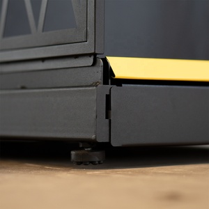 ชั้นวางสินค้าเหล็กแบบตั้งพื้นสำหรับร้านค้าปลีก รุ่น Heavy Duty พร้อมไฟ LED สองด้าน เคลือบสีฝุ่น ADONG A50 - Product Image 4