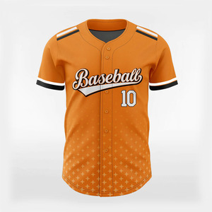 Camiseta de Béisbol Sublimada Personalizada con Logotipo, Camiseta de Béisbol al por Mayor Barata, Camiseta de Béisbol con Botones para Hombre - Product Image 2