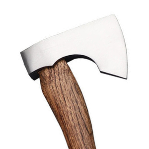 Cuchillo para Pizza de Grado Industrial Forjado a Mano con Cabeza de Hacha de 9 Pulgadas y Mango de Madera para Uso en Exteriores - Product Image 5