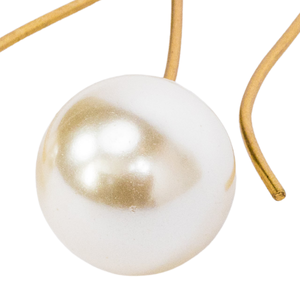 Pearl Drop Earrings White Gold Women Elegant Dangle Earrings Classic Pearl Fashion <b>Jewelry</b> Stylish Statement Wedding Party Gift - Product Image 6
