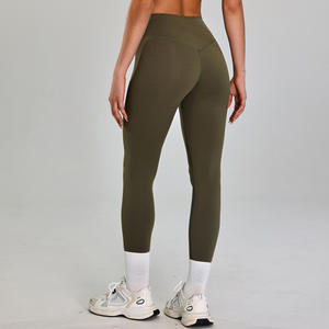Nuevos Leggings Deportivos de Yoga para Mujer, Sin Costuras, de Spandex/Nylon, de Alta Calidad, Elásticos en Cuatro Direcciones, Cintura Elástica, Secado Rápido - Product Image 5