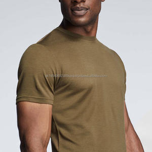 T-shirt pour homme de haute qualité 100% coton Coupe ample Col simple Demi-manches Imprimé Haut tendance - Product Image 3