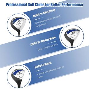 Set Completo di Mazze da Golf per Uomo Include 10 Pezzi - Product Image 6