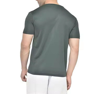 T-shirt formel pour homme à manches courtes 100% coton respirant, tissu doux, col roulé, confortable pour un usage quotidien - Product Image 2