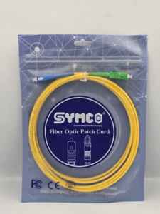 Cable de Fibra Óptica de Grado de Red SC/UPC-SC/APC-SM-SX-3.0-3M-1, Cable Óptico Dúplex con Revestimiento Amarillo, Monomodo - Product Image 3