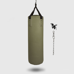 Saco de Boxeo de Cuero de Alta Calidad, Resistente, Ecológico, Ajustable en Altura, para MMA, Artes Marciales, Kickboxing y Boxeo - Product Image 2