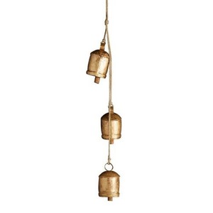 Elegantes campanas metálicas de Navidad que brindan una apariencia decorativa lujosa. - Product Image 4