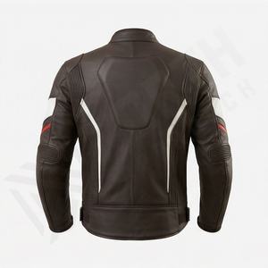 Chaqueta de Motociclista de Cuero Genuino para Hombre de la Mejor Calidad, Nueva Colección de Invierno, Chaquetas de Motocicleta con Protecciones Desmontables Personalizadas - Product Image 2