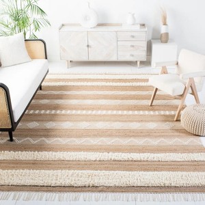 Jute <b>Rugs</b> Antique Muted Vintage Wool Jute <b>Boho</b> Kilim <b>Rug</b> Small Turkish with Diamond Pattern Shapes Faded Floor <b>Rugs</b> - Product Image 2