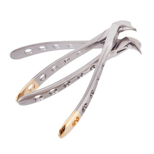 Pince à couronne dentaire cassée, Pince à couronne, Pince à bec d'oiseau, Pince à couronne dentaire cassée, Pince de retrait de couronne, Pince dorée - Product Image 1
