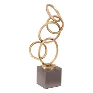 Sculpture Métallique Artistique de Luxe, Décoration de Table pour Design d'Intérieur Haut de Gamme et Collections de Décoration Intérieure - Product Image 2