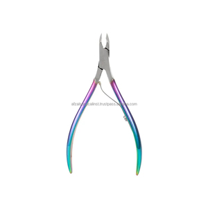 Cortaúñas de acero inoxidable quirúrgico Afzal, herramienta de manicura y pedicura con acabado de belleza, función de corte de logotipo de imagen - Product Image 1