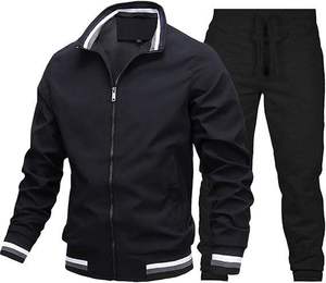 Fully Customized Solid Logo Printing Winter Men's Track Suit 100% Polyester High Quality Quick Dry Breathable - Product Image 1