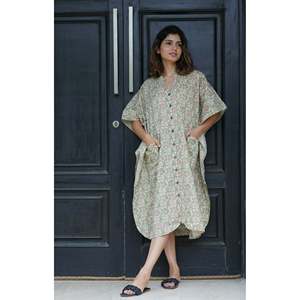 Minty Meadows - Traje de baño tipo kaftán cómodo - Product Image 3