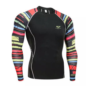 Combinaison de compression pour homme avec logo personnalisé, tissu premium, légère, pour entraînement, fabriquée au Pakistan - Product Image 3