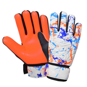 Guantes de Entrenamiento de Portero de Fútbol Personalizados, Hechos de Cuero, Antideslizantes, de Color Sólido - Product Image 1