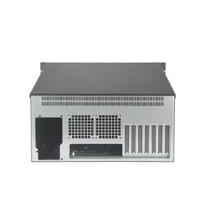 Industrial Chassis 1U Rack Mount Server <b>Case</b> Black Metal With USB Ports And Ventilation Grille - Product Image 4