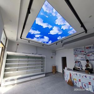 <span class=keywords><strong>Película</strong></span> <span class=keywords><strong>de</strong></span> techo elástica con estampado <span class=keywords><strong>de</strong></span> cielo azul completo <span class=keywords><strong>de</strong></span> diseño personalizado Plafond Tendu para decoración <span class=keywords><strong>de</strong></span> techo <span class=keywords><strong>de</strong></span> taller - Product Image 5