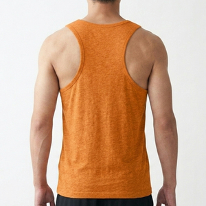 Camiseta sin Mangas de Algodón Peinado Premium, Ultra Suave y Transpirable, Ropa de Marca Privada - Product Image 3