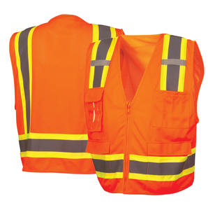 Chaleco de Seguridad Industrial Resistente y Transpirable para Hombre, con Múltiples Bolsillos, Tela de Malla, Tiras Reflectantes de Alta Visibilidad para Seguridad Diaria - Product Image 1