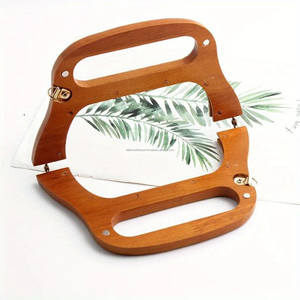 Cadre de sac à main de qualité supérieure, demi-rond, poignée de sac DIY, accessoires de fabrication de sacs, poignée de sac en bois en forme de U par FWE - Product Image 4
