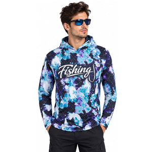 Custom Sublimation Spandex/Polyester Unisex Breathable Fishing <b>Shirt</b> with Hood Pocket and 3D Custom Design - Product Image 5