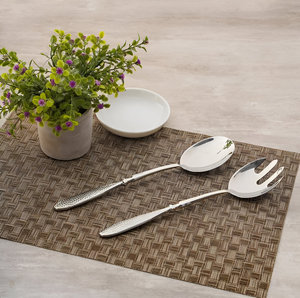 ชุดเครื่องมือเสิร์ฟโลหะสีเงินที่ปรับแต่งได้หรูหราในราคาขายส่ง - Product Image 6