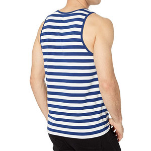 Tissu côtelé doux, léger et respirant avec un toucher extensible, débardeur de compression musculaire pour la musculation. - Product Image 4