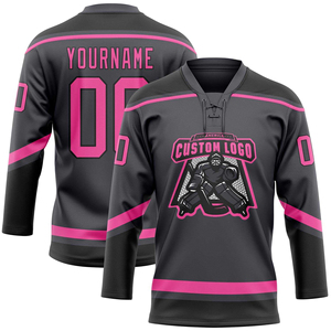 Custom High Quality Breathable Anti-UV Ice Hockey Apparel Low MOQ Wholesale Sublimation Transfer Print OEM Service - Product Image 4