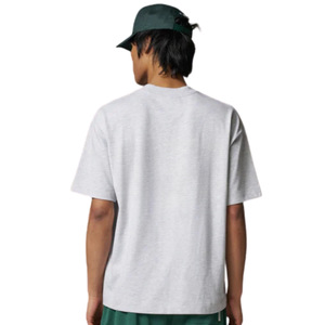 T-shirt Homme Oversize à Manches Courtes Gris Mélange avec Motif Graphique sur le Devant en Coton Décontracté Streetwear Vente en Gros Fournisseur OEM - Product Image 6