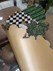 Affordable Floral Beaded Table Runner for Dining Room Table Centerpiece Holiday Celebration and Special Event by SHAAD HANDICRAT - Product Image 1