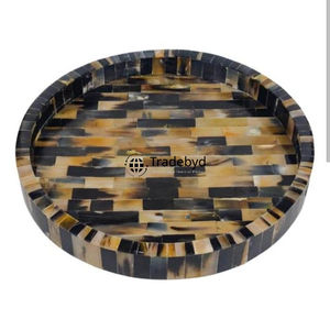 Bandeja de Cuerno Moderna Hecha a Mano, Decorativa y Móvil, de Lujo, con Calidad Premium por Tradebyd - Product Image 1