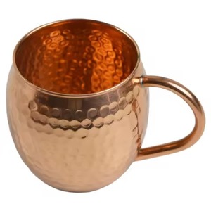 Classic Bar <b>Copper</b> Mug Moscow Mule Drinking <b>Cup</b> Durable Finish for Restaurant Kitchen Beverage - Product Image 3
