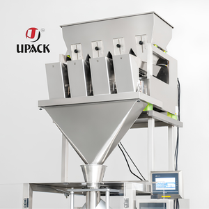 Máquina de Pesaje y Empaquetado al Vacío Multifuncional Vertical Automática de Alta Precisión con PLC, para Ladrillos de Arroz de 5 kg, 4 Cabezales, para Granulados y Semillas - Product Image 5