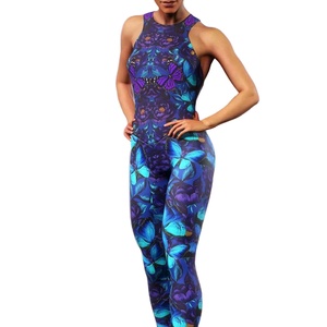 Haut sans manches de qualité supérieure à col rond, haute élasticité, amincissant, pour femme, avec impression par sublimation, type body - Product Image 2